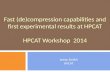 Jesse Smith HPCAT Fast (de)compression capabilities and first experimental results at HPCAT HPCAT Workshop 2014.