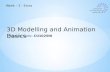 Module Code: CU1025NI 3D Modelling and Animation Basics Week – 2 - Extra.