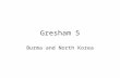 Gresham 5 Burma and North Korea. NAYPYIDAW.