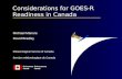 Considerations for GOES-R Readiness in Canada Michael Manore David Bradley Meteorological Service of Canada Service météorologique du Canada Environment.