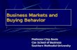 Business Markets and Buying Behavior Professor Chip Besio Cox School of Business Southern Methodist University.