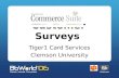 Customer Surveys Tiger1 Card Services Clemson University.