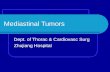 Mediastinal Tumors Dept. of Thorac & Cardiovasc Surg Zhujiang Hospital.