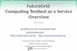 Https://portal.futuregrid.org FutureGrid Computing Testbed as a Service Overview July 3 2013 Geoffrey Fox for FutureGrid Team gcf@indiana.edu .