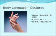 BodyLanguage - Gestures Body Language - Gestures Name : Lulu LU ( 陸怡茹 ) Class : BA 2 乙 ID NO. 499382227.