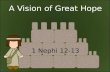 A Vision of Great Hope 1 Nephi 12-13. Insert Video Book of Mormon Restores Plain and Precious Things.