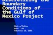 1 Discretizing the Boundary Conditions of the Gulf of Mexico Project Rich Affalter Math 1110 February 18, 2001.