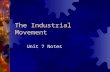 The Industrial Movement Unit 7 Notes. The Rise of Big Business In America  Factors Promoting big business in America:  Abundant Natural Resources