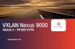 VXLAN Nexus 9000 Module 5 – MP-BGP EVPN @onecloudinc.com.