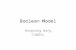 Boolean Model Hongning Wang CS@UVa. Abstraction of search engine architecture User Ranker Indexer Doc Analyzer Index results Crawler Doc Representation.