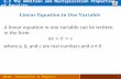 2.2 The Addition and Multiplication Properties of Equality Math, Statistics & Physics 1.