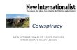Cowspiracy NEW INTERNATIONALIST EASIER ENGLISH INTERMEDIATE READY LESSON.
