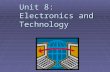 Unit 8: Electronics and Technology. Section 1: Electronic Signals & Semiconductors  Objectives:  Define and compare digital and analog signals  Describe.