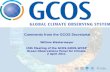 William Westermeyer 15th Meeting of the GCOS-GOOS-WCRP Ocean Observations Panel for Climate 2 April 2011 Comments from the GCOS Secretariat.