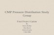 CMP Pressure Distribution Study Group Final Project Update By Dave Bullen Alia Koch Alicia Scarfo 7/30/1999.