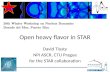 Open heavy flavor in STAR David Tlusty NPI ASCR, CTU Prague for the STAR collaboration STAR.