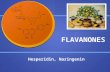 FLAVANONES Hesperidin, Naringenin. Flavanones The most abundant citrus flavanoid; 98% in grapefruit, 96% in limes and 90% in lemons The most abundant.