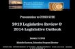 N ATIONAL C ONFERENCE of S TATE L EGISLATURES |  | January 8, 2014 | S LIDE 1 Presentation to CCSSO SCEE 2013 Legislative Review & 2014 Legislative.