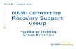 NAMI Connection Recovery Support Group Facilitator Training Group Dynamics.