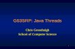 1 G53SRP: Java Threads Chris Greenhalgh School of Computer Science.