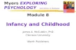 Myers EXPLORING PSYCHOLOGY (6th Edition in Modules) Module 8 Infancy and Childhood James A. McCubbin, PhD Clemson University Worth Publishers.