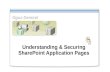 Understanding & Securing SharePoint Application Pages Oguz Demirel.