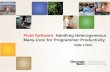 Fluid Software: Handling Heterogeneous Many-Core for Programmer Productivity Nate Clark.