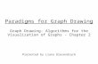 Paradigms for Graph Drawing Graph Drawing: Algorithms for the Visualization of Graphs - Chapter 2 Presented by Liana Diesendruck.