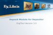 Deposit Module for Depositor DigiTool Version 3.0.