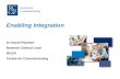 Enabling Integration Dr David Paynton National Clinical Lead RCGP Centre for Commissioning.