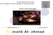 King Saud University dep Chemical Engineering College of Engineering ID: 426103592 Name: Mohammad.o. Dr : malik Al- ahmad Heat transfer by conduction.