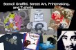 Stencil Graffiti, Street Art, Printmaking, and T-shirts.