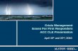 Crisis Management Issues For First Responders ACC CLE Presentation April 15 th and 22 nd, 2010.