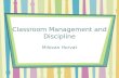 Classroom Management and Discipline Milovan Horvat.