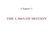 Chapter 5 THE LAWS OF MOTION. Force, net force : Force as that which causes an object to accelerate. The net force acting on an object is defined as.