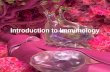 Introduction to Immunology. What is immunology? Immune (Latin- “immunus”) –To be free, exempt –People survived ravages of epidemic diseases when faced.