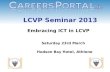 LCVP Seminar 2013 Embracing ICT in LCVP Saturday 23rd March Hodson Bay Hotel, Athlone.