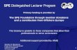 1 SPE Distinguished Lecturer Program Primary funding is provided by The SPE Foundation through member donations and a contribution from Offshore Europe.