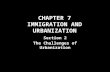 Section 2 The Challenges of Urbanization.  Immigrants Settle in Cities :  Industrialization leads to Urbanization (growth of cities)  Most immigrants.
