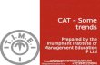 Www.time4education.com Triumphant Institute of Management Education P Ltd CAT – Some trends Prepared by the Triumphant Institute of Management Education.
