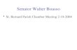 Senator Walter Boasso St. Bernard Parish Chamber Meeting 2-18-2004.