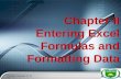 LOGO Chapter II Entering Excel Formulas and Formatting Data Friday, November 20, 2015.