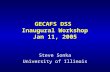 GECAFS DSS Inaugural Workshop Jan 11, 2005 Steve Sonka University of Illinois.