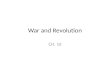 War and Revolution CH. 16. The Road to World War I Sec 1.