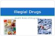 Health Risks of Drug Use Illegial Drugs. Substance abuse Substance Abuse: any unnecessary or improper use of chemical substances for non medical purposes.