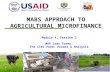 MABS APPROACH TO AGRICULTURAL MICROFINANCE Module 4, Session 2 MAP Loan Forms: The CIBI Form: Format & Analysis.