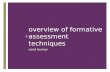 + overview of formative assessment techniques carol hurney.