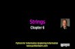 Strings Chapter 6 Python for Informatics: Exploring Information .