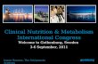 Clinical Nutrition & Metabolism International Congress Welcome to Gothenburg, Sweden 3-6 September, 2011 Ingvar Bosaeus, The Sahlgrenska Academy.