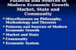 Patterns and Sources of Modern Economic Growth Market, State and Community Miscellaneous on Philosophy, Methodology and Theories Miscellaneous on Philosophy,
